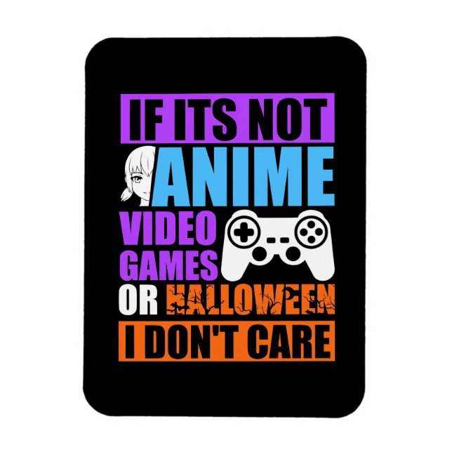 Ímã Videos games de Halloween (Vertical)