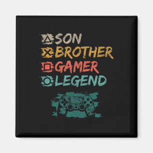 Imã Videos games Engraçados De Vintage Para Meninos, I