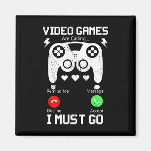 Imã Videos games Estão Ligando E Eu Tenho Que Ir Engra