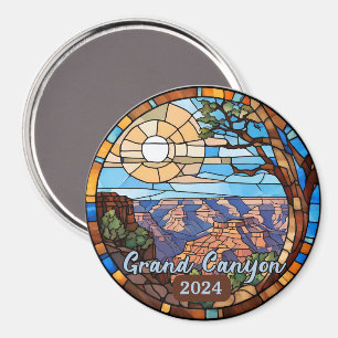 Imã Vidro Manchado Falso do Grand Canyon Personalizado