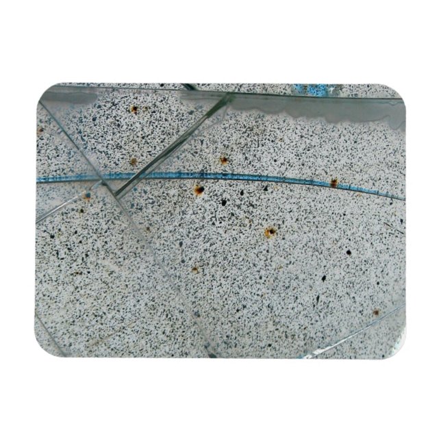 Ímã Vidro quebrado e sujo (Horizontal)