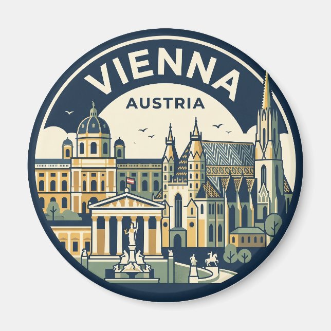 Imã Viena Áustria (Frente)