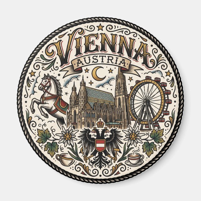 Imã Viena Áustria (Frente)