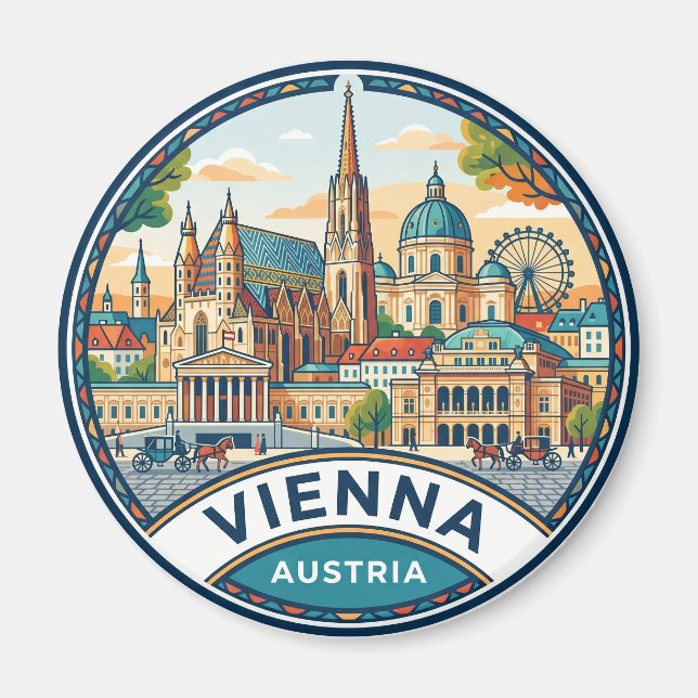 Imã Viena Áustria (Frente)