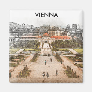 Imã Viena Áustria Visão Histórica do Panorama