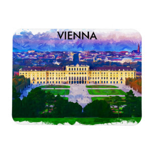 Ímã Viena Áustria Vista histórica da cidade