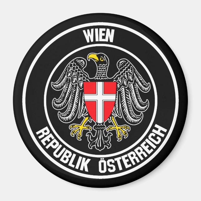 Imã Viena Round Emblem (Frente)
