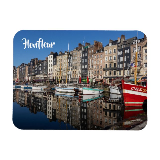 Ímã Vieux Bassin, (Velho porto) Honfleur, França (Horizontal)