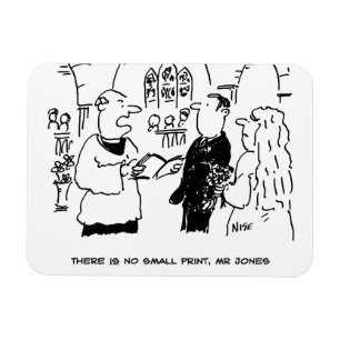 Ímã Vigário e Noivo na Cerimônia de Casamento