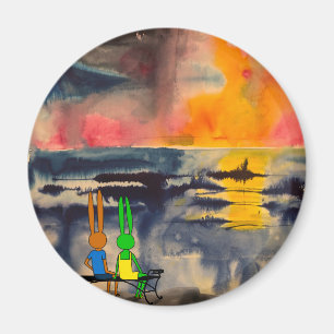 Imã vigiar o pôr do sol