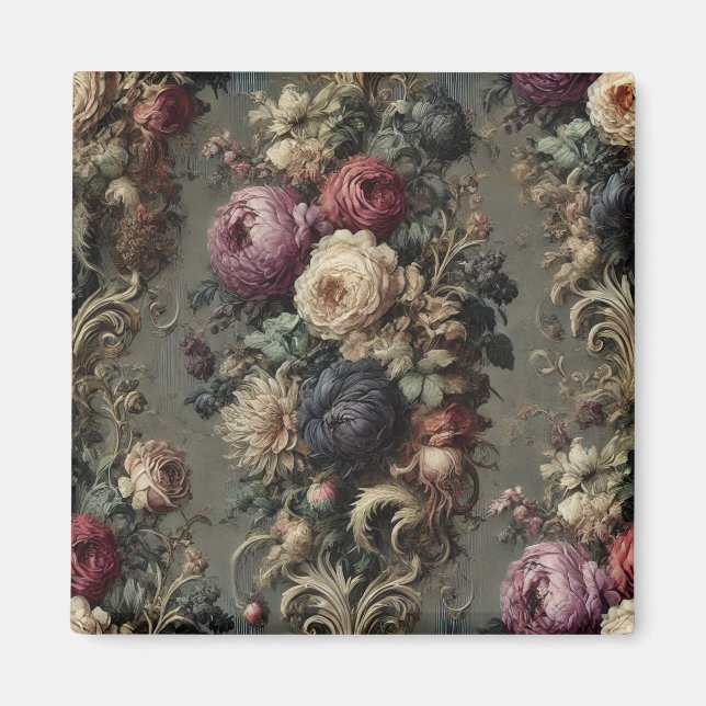 Imã Vigília Selvagem - Floral Gótico (Frente)