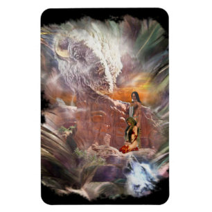 Ímã Vignette noturno do casamento indiano americano