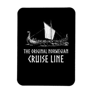 Ímã Viking Ship Cruise Line Odin E Valhalla