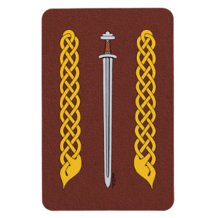 Ímã Viking Sword and Plaitwork