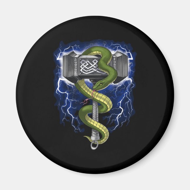 Imã Viking Warrior Hammer (Frente)