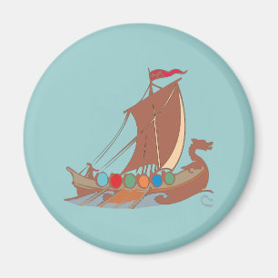 Imã Vikings dragon vikingo barca de dragão boat