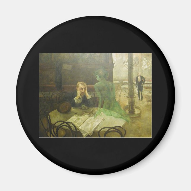 Imã Viktor Oliva. Absinthe Drinker (Frente)