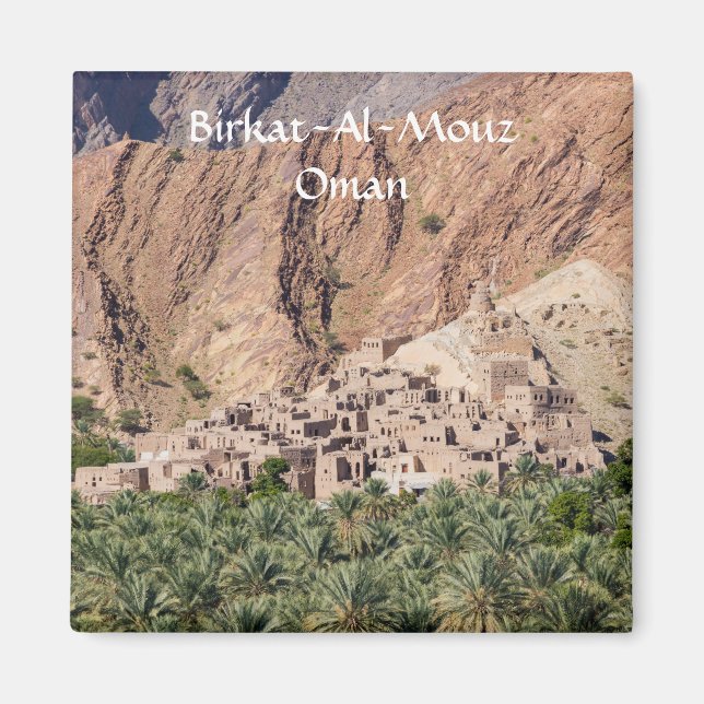 Imã Vila Birkat-Al-Mouz, Abandonada - Omã (Frente)