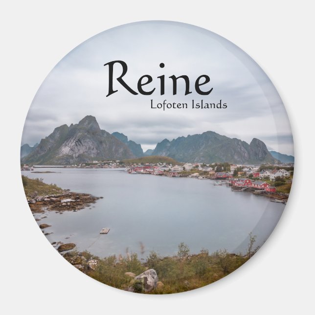 Imã Vila de Pesca Reine, Ilhas Lofoten (Frente)