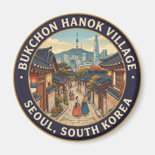 Imã Vila Hanok de Bukchon, Seul Coreia do Sul