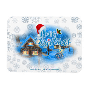 Ímã Vila mágica do Natal