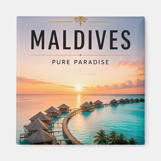 Imã 🏝️ Vila Paradisíaca Sobre as Águas Maldivas Moder (Frente)
