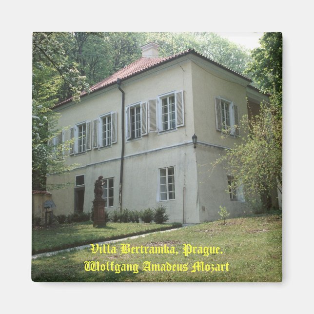 Imã Villa Bertramka-Mozart-Praga (Frente)