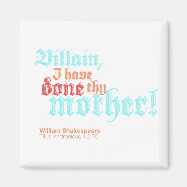 Imã Villain, fiz a tua mãe! (Frente)