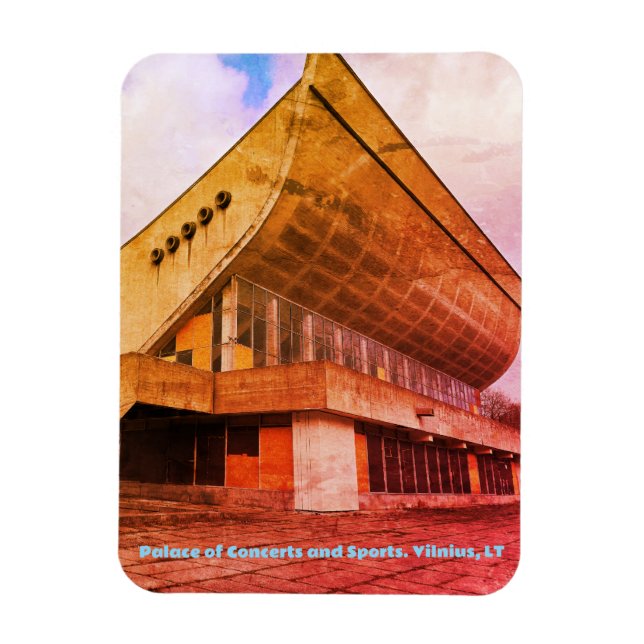 Ímã Vilnius, LT Palácio Soviético de Concertos e Espor (Vertical)