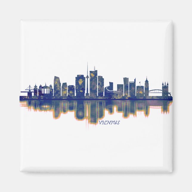 Imã Vilnius Skyline (Frente)