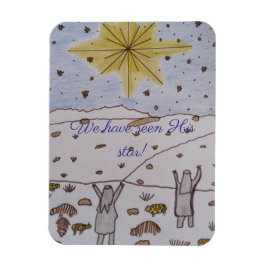 Ímã Vimos a estrela dele! Natal