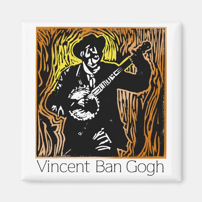 Imã Vincent Ban Gogh Magnet (Frente)