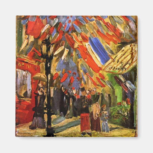 Imã Vincent Van Gogh - 14 Da Celebração De Julho (Frente)