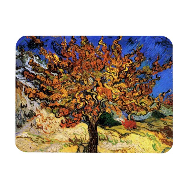 Ímã Vincent Van Gogh - A Amoreira Arte Fina (Horizontal)