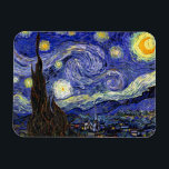 Ímã Vincent Van Gogh - A Bela Arte da Noite Estrelada<br><div class="desc">Vincent Van Gogh é a Noite Estrelada. Petróleo na canvas de 1889, Starry Night foi pintado enquanto Van Gogh estava no asilo em Santo-Remy, França, e é considerado uma de suas maiores obras-primas. Embora seja uma cena noturna, foi pintada durante o dia e representa a vista da janela no quarto...</div>