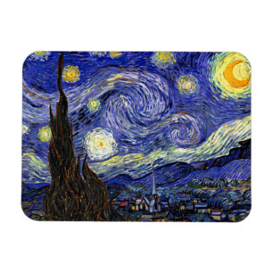 Ímã Vincent Van Gogh - A Bela Arte da Noite Estrelada