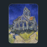 Ímã Vincent Van Gogh, a Igreja dos Auvers<br><div class="desc">Vincent Van Gogh - A Igreja em Auvers,  1890.</div>