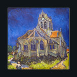 Imã Vincent van Gogh - A Igreja em Auvers<br><div class="desc">Igreja de Auvers / l'Eglise à Auvers-sur-oise de Vincent Van Gogh em 1890</div>