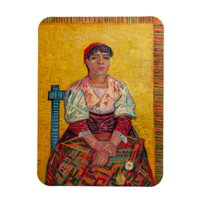 Ímã Vincent Van Gogh - A Mulher Italiana (Vertical)