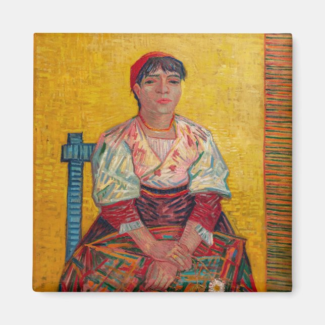 Imã Vincent Van Gogh - A Mulher Italiana (Frente)