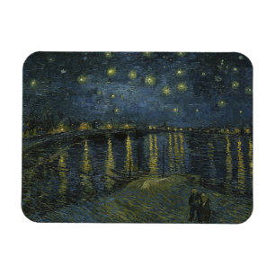 Ímã Vincent Van Gogh, A Noite Estrelada Sobre o Ródano