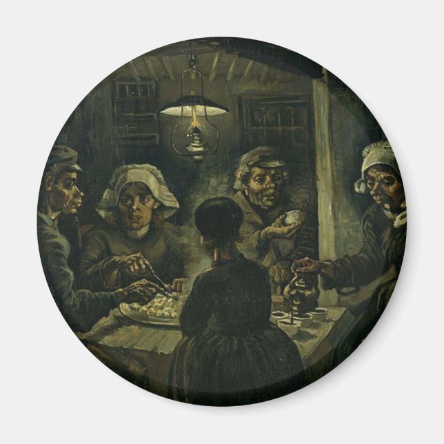 Imã Vincent Van Gogh A Pintura Dos Comedores De Batata (Frente)