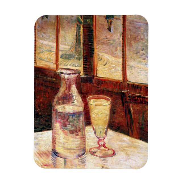Ímã Vincent Van Gogh - A Vida Estática com Absinthe (Vertical)