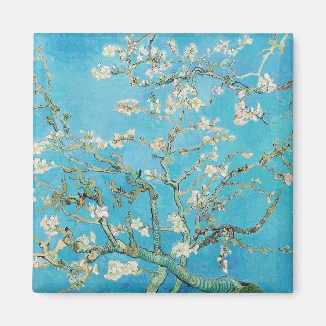 Imã Vincent van Gogh - Almond Blossom (Frente)