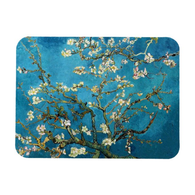 Ímã Vincent van Gogh, Almond Tree florescente (Horizontal)