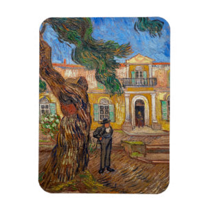Ímã Vincent Van Gogh - Asilo de Saint-Paul em Saint-Ré