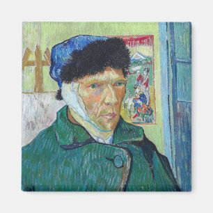 Imã Vincent van Gogh - Autorretrato com a orelha banda