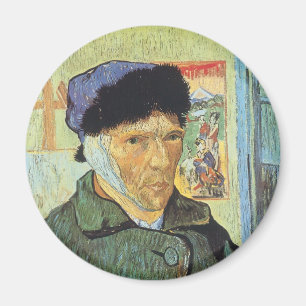 Imã Vincent van Gogh - Autorretrato com a Orelha Corta
