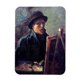 Ímã Vincent Van Gogh - Autorretrato com Chapéu Escuro
