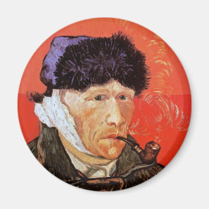 Imã Vincent Van Gogh - Autorretrato com Orelha Bandada